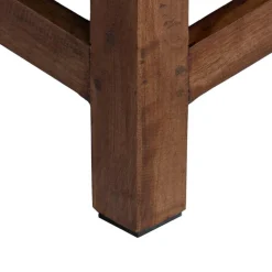vidaXL Sillas-Taburete Natural 26 x 26 x 26 cm Madera de Caoba