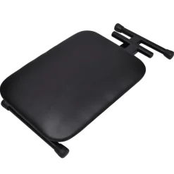 vidaXL Arte Y Ocio-Taburete para teclado y piano plegable