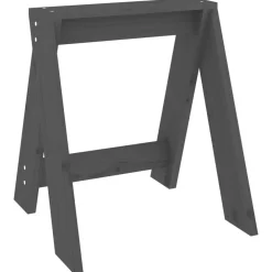 vidaXL Taburetes 2 unidades madera maciza de pino 40x40x45 cm Gris New