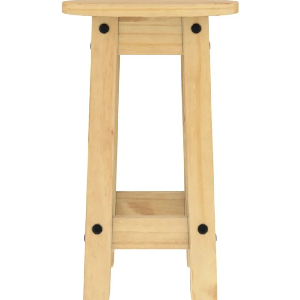 vidaXL Conjuntos De Muebles-Taburetes altos de cocina 2 uds madera maciza de pino