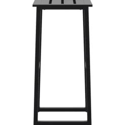 vidaXL Taburetes de bar 2 unidades acero negro 38x38x80 cm Best