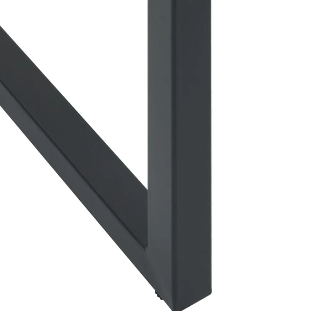 vidaXL Taburetes de bar 2 unidades acero negro 38x38x80 cm Best