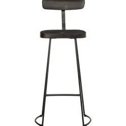 vidaXL Sillas-Taburetes de barra 2 uds 49x43x103 cm madera maciza mango