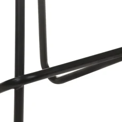 vidaXL Taburetes de cocina 2 unidades cuero auténtico Negro Hot