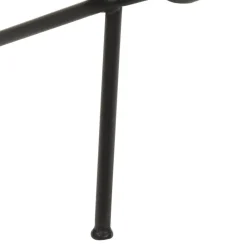 vidaXL Taburetes de cocina 2 unidades cuero auténtico Negro Hot