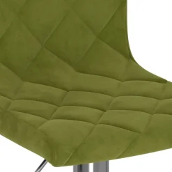 vidaXL Taburetes de cocina 2 uds terciopelo Verde claro