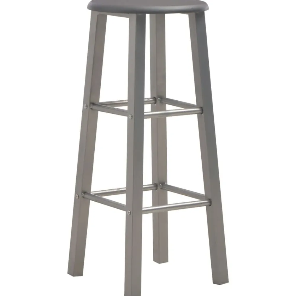 vidaXL Taburetes de cocina 2 unidades MDF gris Antracita Hot