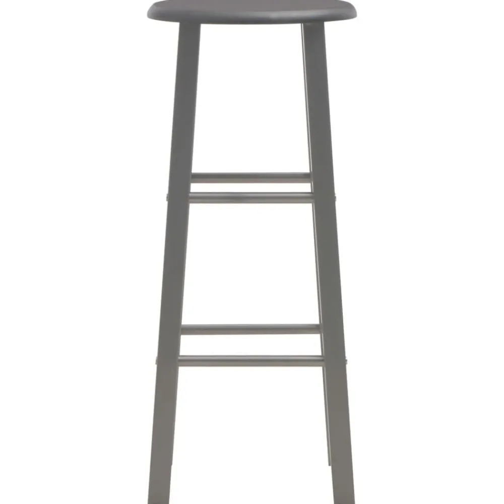 vidaXL Taburetes de cocina 2 unidades MDF gris Antracita Hot
