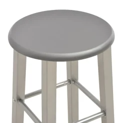 vidaXL Taburetes de cocina 2 unidades MDF gris Antracita Hot