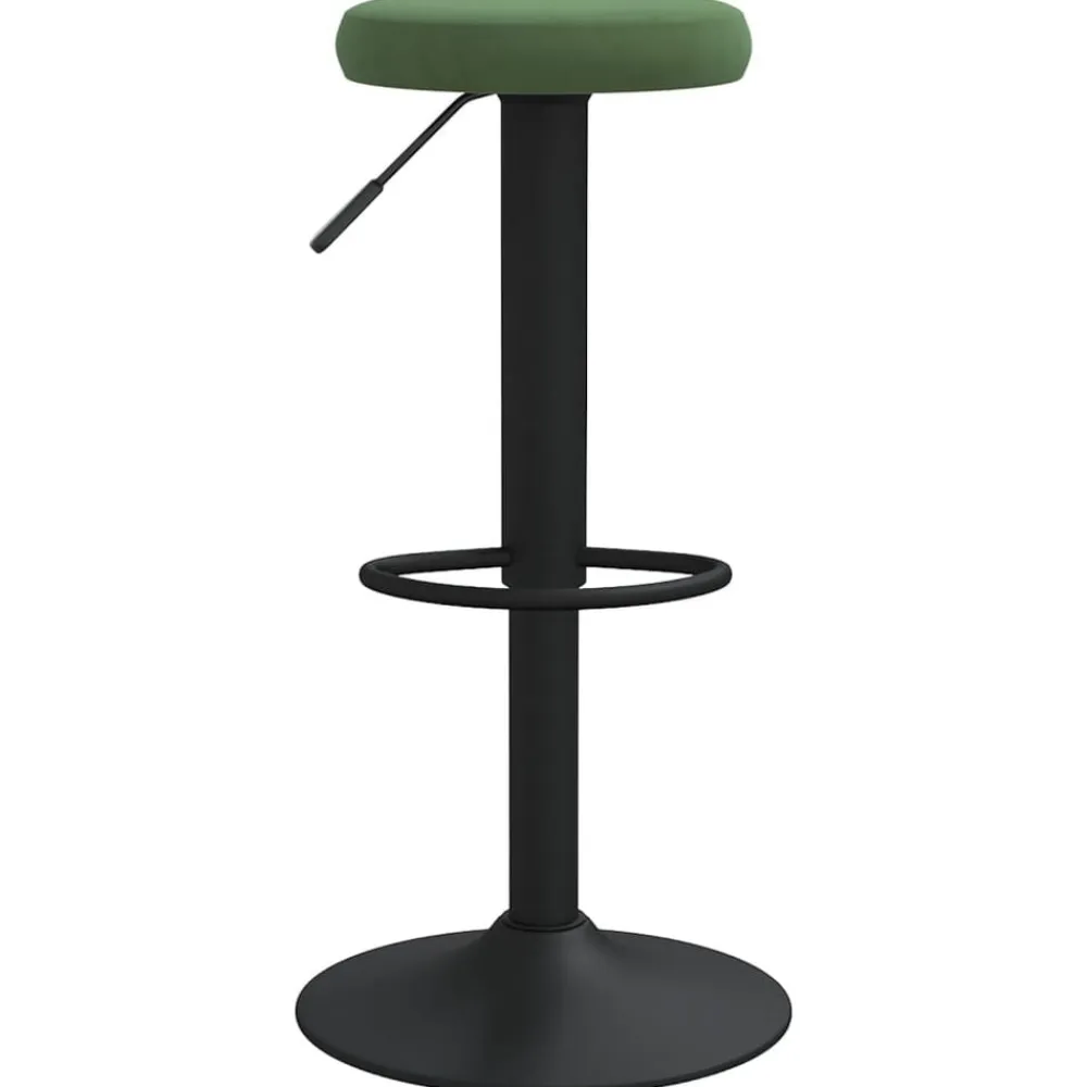 vidaXL Taburetes de cocina 2 unidades terciopelo Verde oscuro Clearance