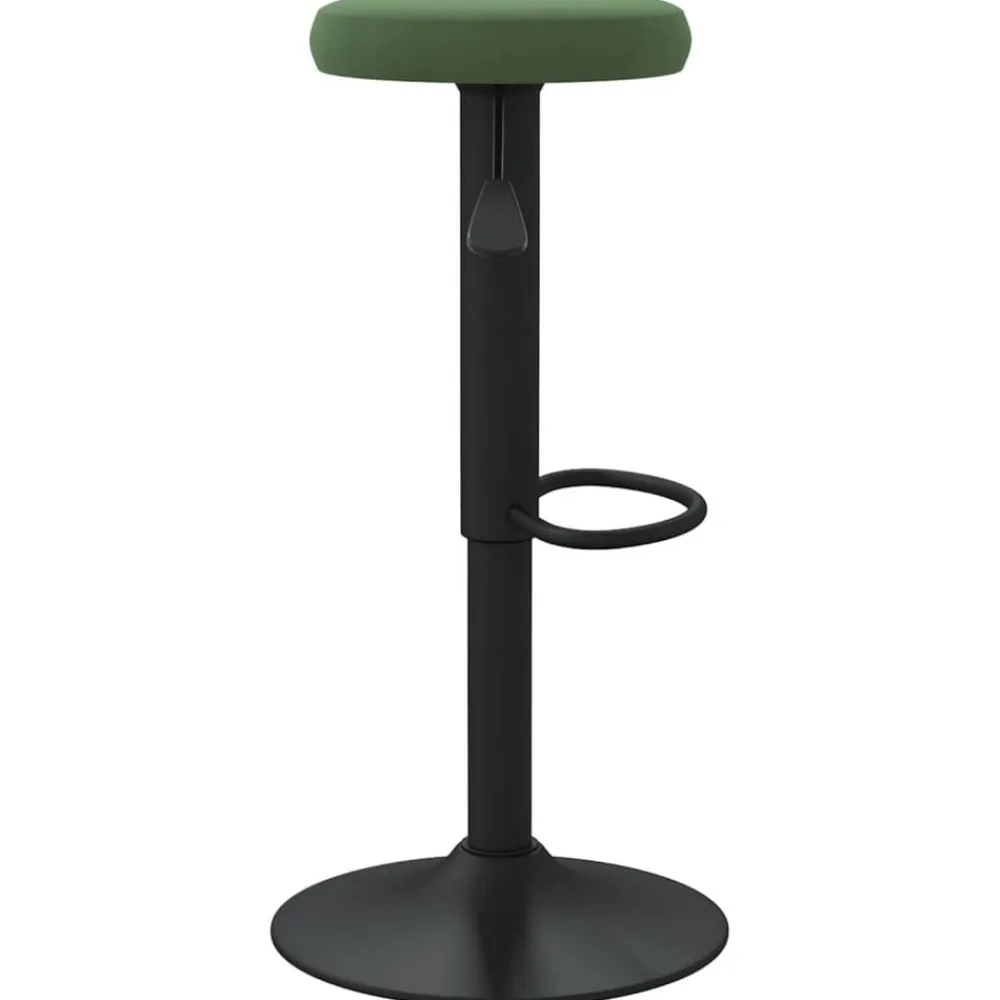 vidaXL Taburetes de cocina 2 unidades terciopelo Verde oscuro Clearance