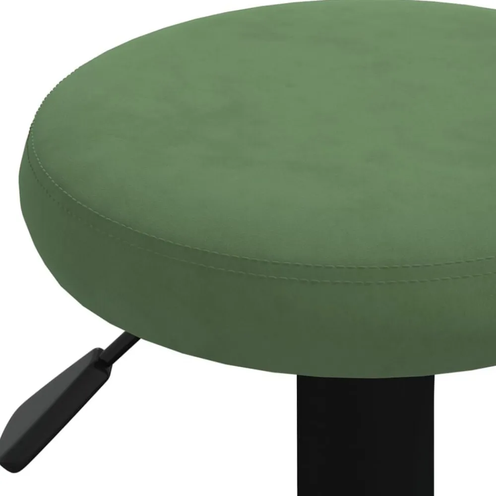 vidaXL Taburetes de cocina 2 unidades terciopelo Verde oscuro Clearance