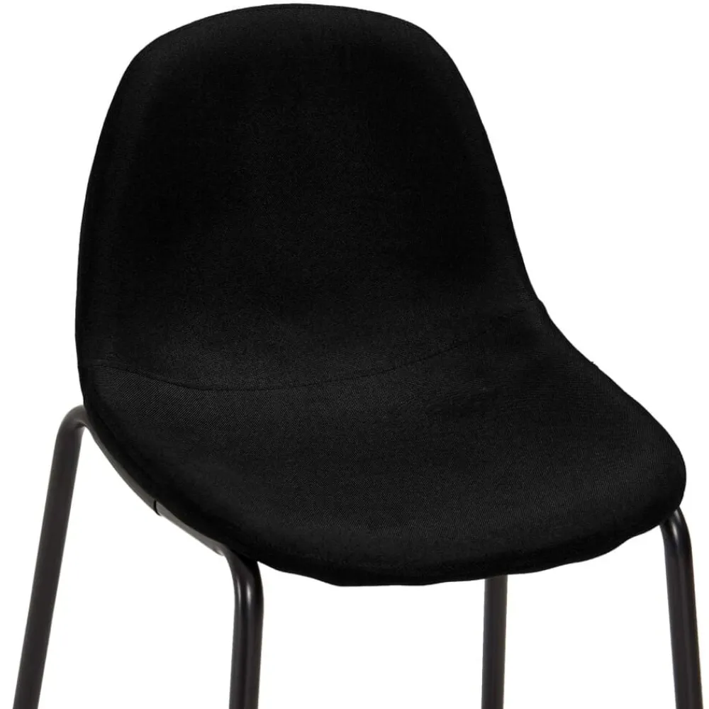 vidaXL Sillas-Taburetes de cocina 6 unidades tela