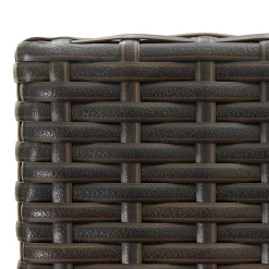 vidaXL Taburetes de cocina 2 unidades ratán sintético marrón Marrón Hot