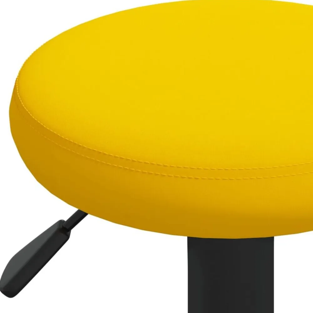 vidaXL Taburetes de cocina 2 unidades terciopelo Amarillo mostaza Sale