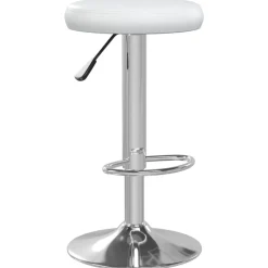vidaXL Sillas-Taburetes de cocina 2 unidades cuero sintético