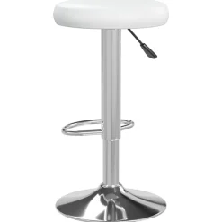 vidaXL Sillas-Taburetes de cocina 2 unidades cuero sintético