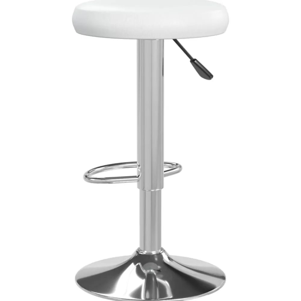 vidaXL Sillas-Taburetes de cocina 2 unidades cuero sintético
