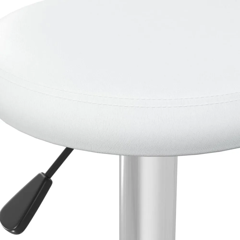 vidaXL Sillas-Taburetes de cocina 2 unidades cuero sintético