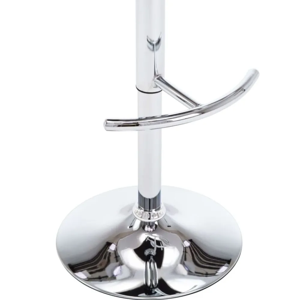 vidaXL Taburetes de cocina 2 unidades cuero sintético Blanco Online