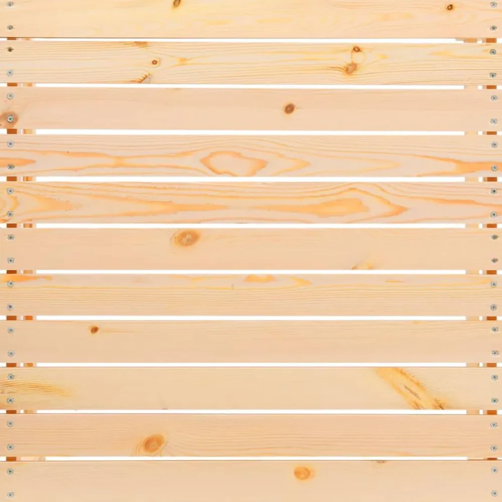 vidaXL Taburetes de jardín con cojines madera maciza de pino Marrón y negro Sale