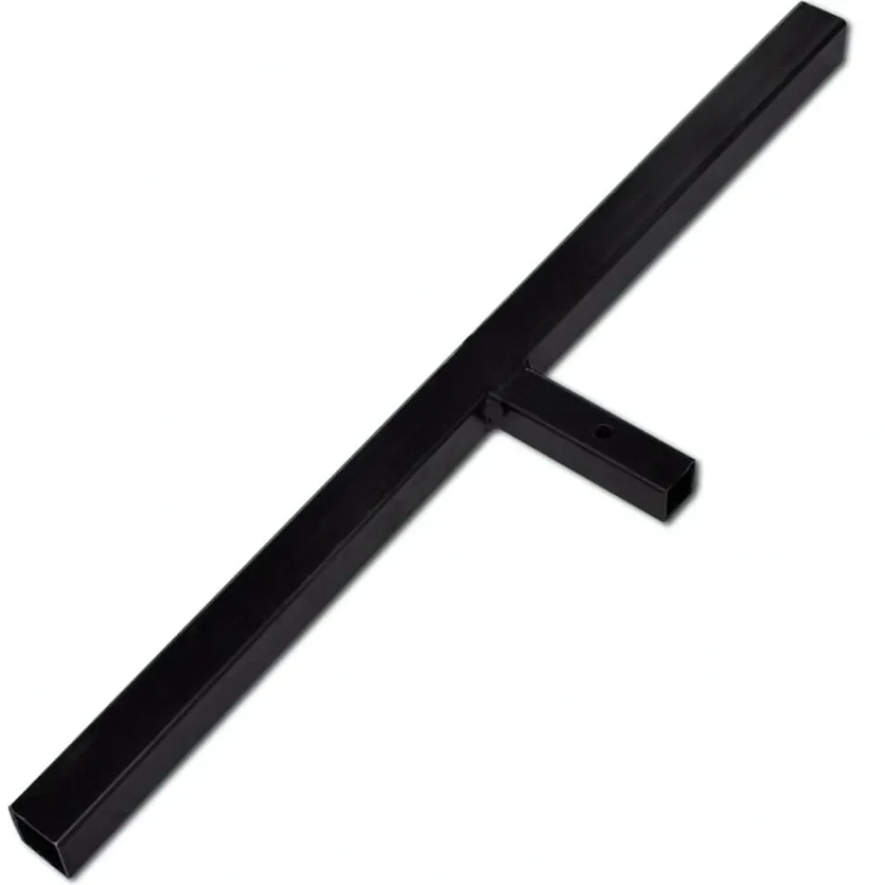 vidaXL Taladro de tierra con mango doble espiral acero negro 80 mm Outlet