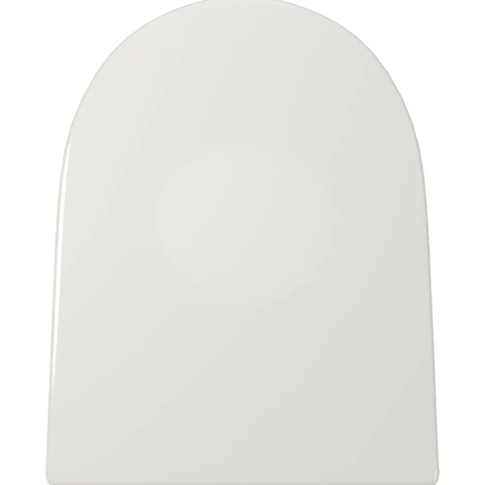 vidaXL Tapa de váter cierre suave y desenganche rápido blanca cuadrado Blanco Sale
