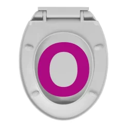 vidaXL Tapa de WC cierre suave desenganche rápido ovalada Gris claro Online