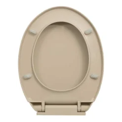 vidaXL Fontanería-Tapa y asiento de váter con cierre suave ovalada