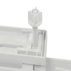 vidaXL Tapa y asiento de váter con cierre suave cuadrado blanco Best