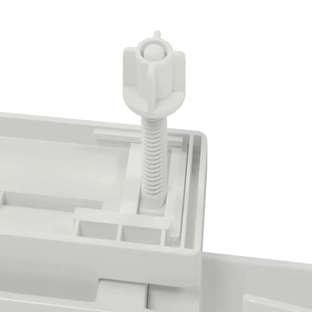 vidaXL Tapa y asiento de váter con cierre suave cuadrado blanco Best
