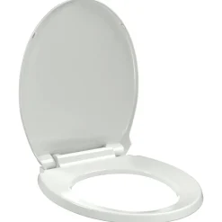 vidaXL Tapa y asiento de váter con cierre suave ovalado blanco Online