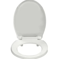 vidaXL Tapa y asiento de váter con cierre suave ovalado blanco Online