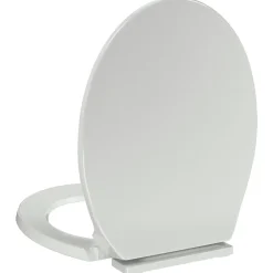 vidaXL Tapa y asiento de váter con cierre suave ovalado blanco Online
