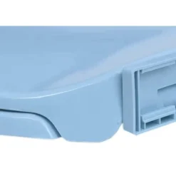 vidaXL Tapa y asiento de váter con cierre suave ovalada Azul Clearance