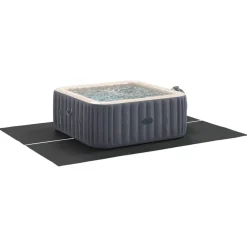 vidaXL Tapiz de suelo piscina geotextil poliéster gris claro 300x220cm Discount