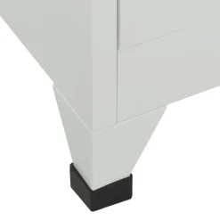 vidaXL Armarios Y Almacenamiento-Taquilla con 6 compartimentos acero 90x45x180 cm