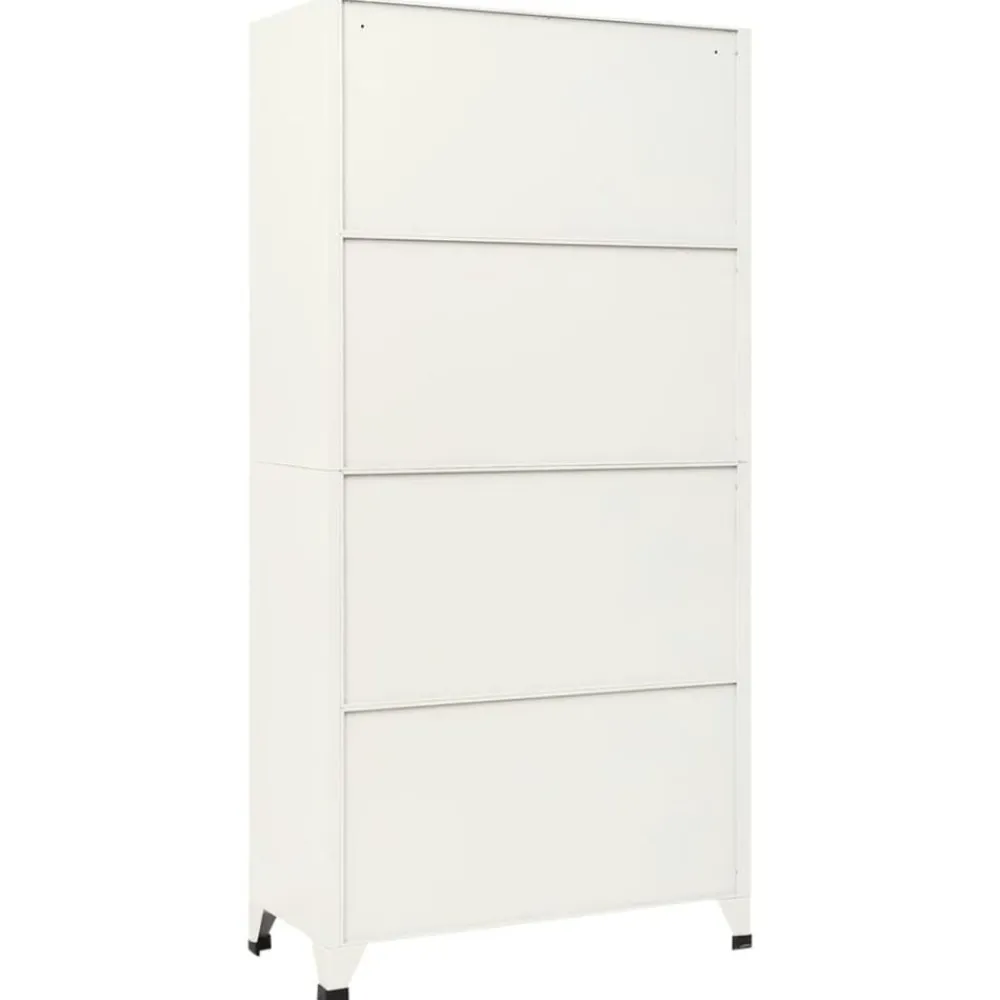 vidaXL Armarios Y Almacenamiento-Taquilla de acero 90x40x180 cm