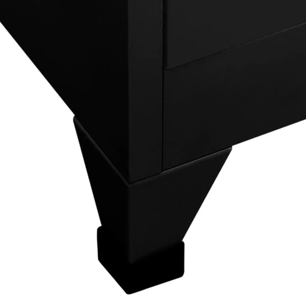 vidaXL Armarios Y Almacenamiento-Taquilla de acero 90x45x180 cm