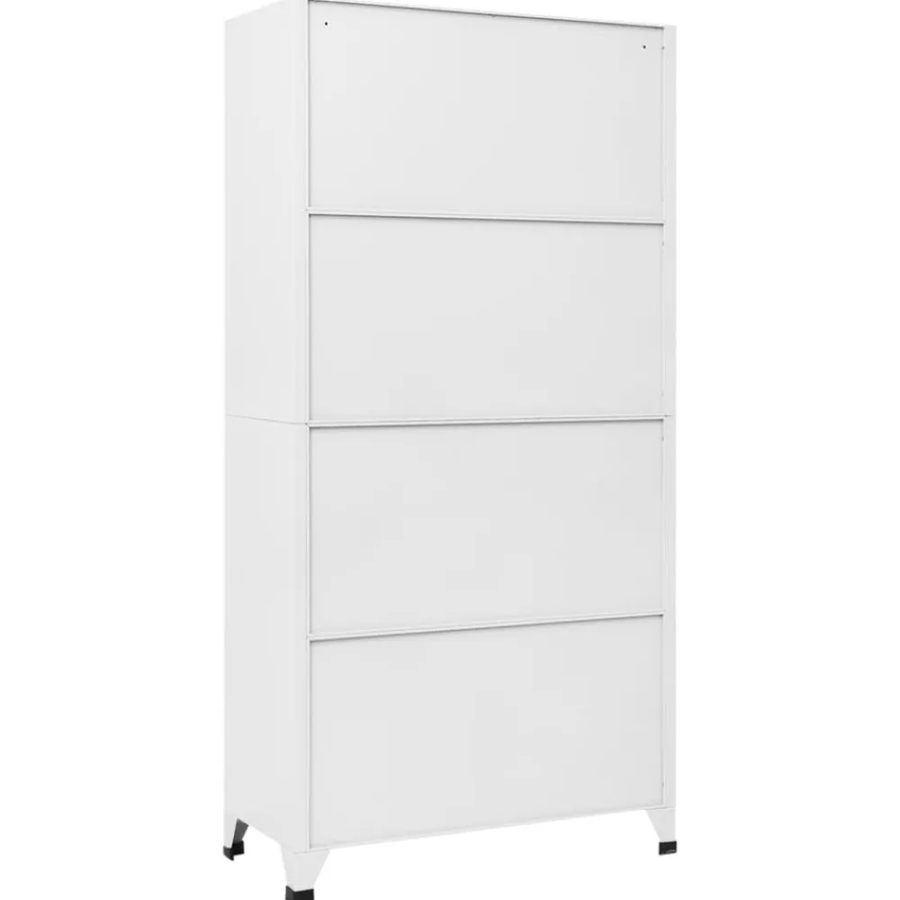 vidaXL Armarios Y Almacenamiento-Taquilla de acero 90x45x180 cm
