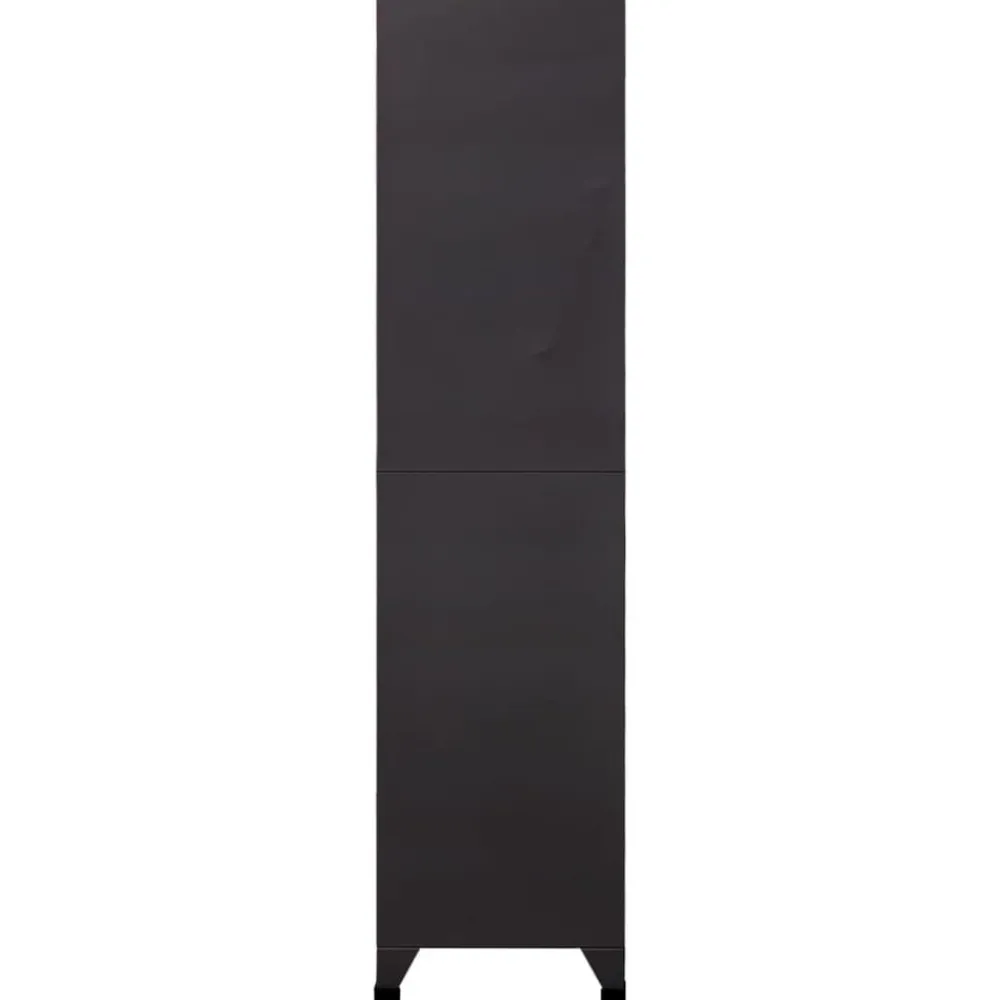 vidaXL Taquilla de acero gris 90x45x180 cm Antracita Discount