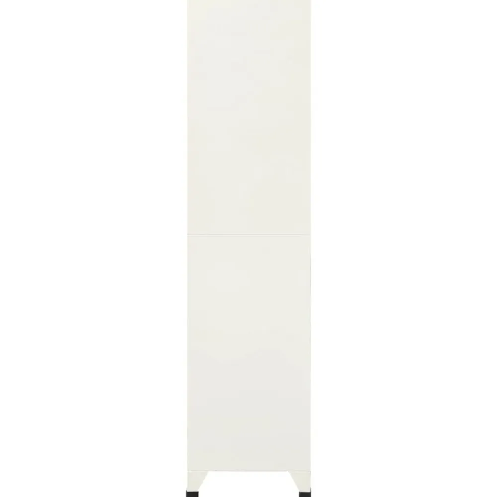 vidaXL Taquilla de acero 90x45x180 cm Gris y azul Discount