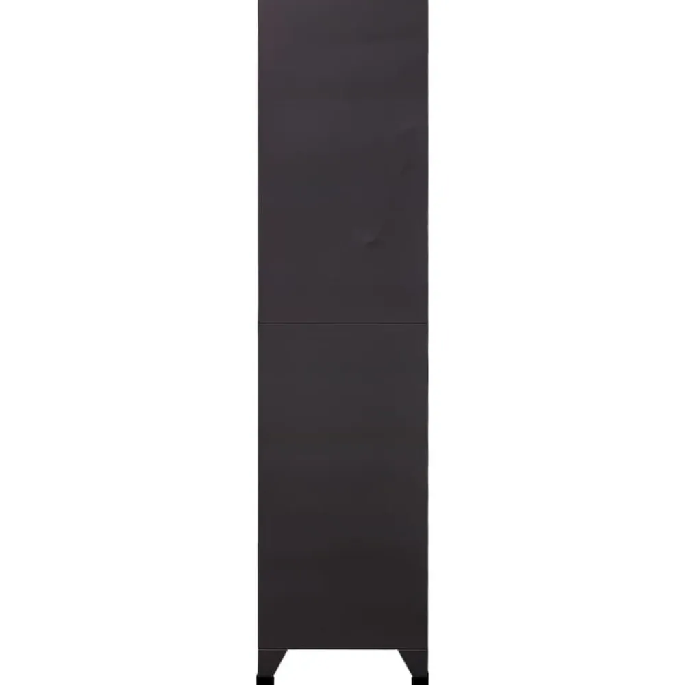 vidaXL Armarios Y Almacenamiento-Taquilla de acero gris 90x45x180 cm
