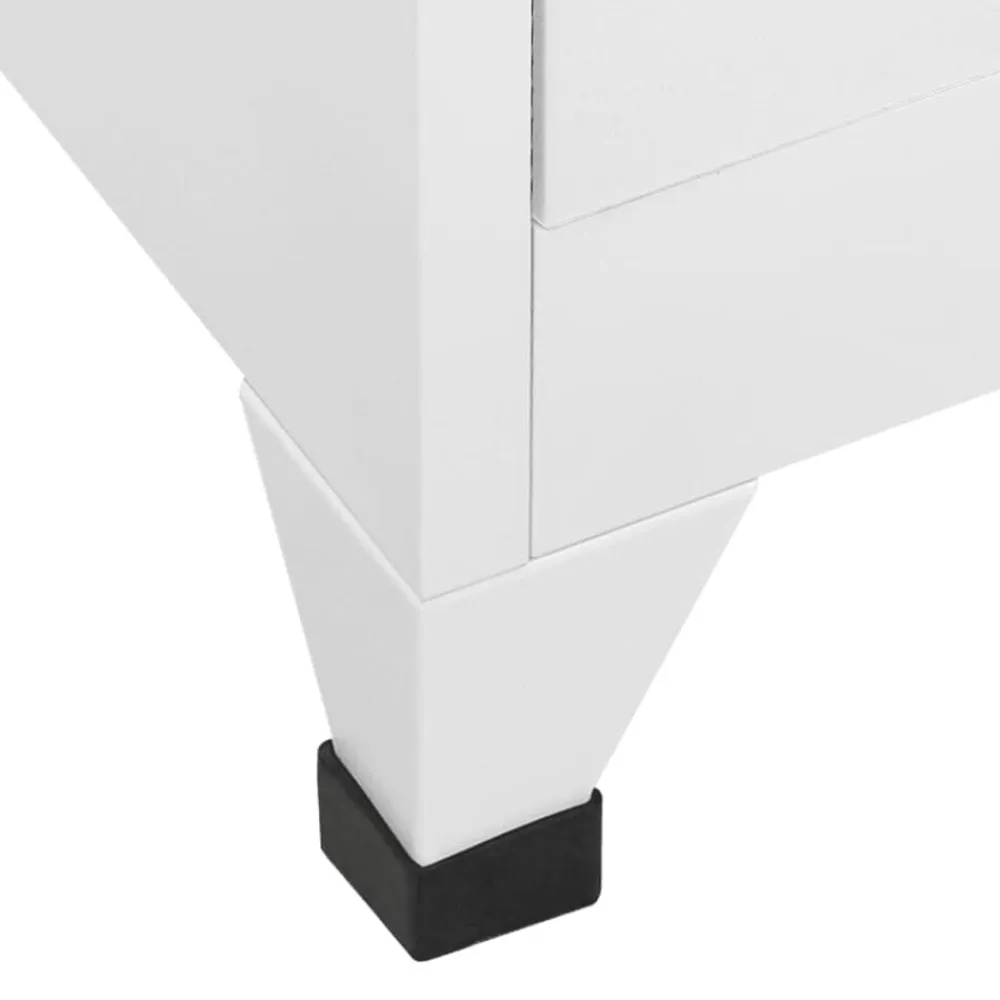 vidaXL Armarios Y Almacenamiento-Taquilla de acero 90x45x180 cm
