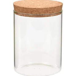 vidaXL Tarros de almacenaje con tapa de corcho 6 unidades 650 ml Hot