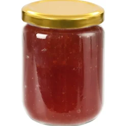 vidaXL Cocina Y Comedor-Tarros de mermelada de vidrio con tapa dorada 48 uds 230 ml