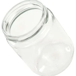 vidaXL Tarros de mermelada de vidrio tapa blanca y roja 48 uds 230 ml Blanco y rojo