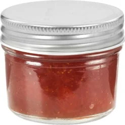 vidaXL Cocina Y Comedor-Tarros de mermelada de vidrio tapa plateada 24 uds 110 ml