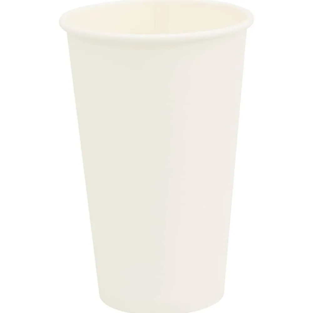 vidaXL Tazas de café de papel 1000 uds 16oz 400ml blanco Sale