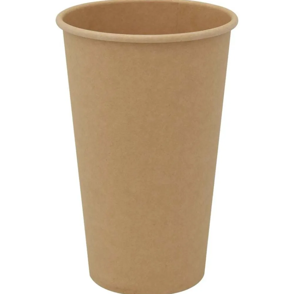 vidaXL Tazas de café de papel 1000 uds 16oz 400ml marrón Online